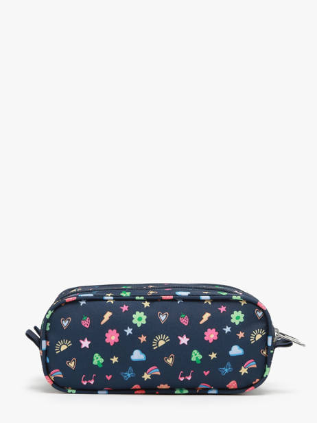 Pennenzak 1 Compartiment Jansport Blauw back to school EA5BBV ander zicht 2