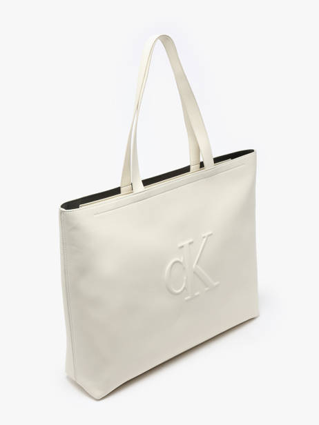 Schoudertas Sculpted Calvin klein jeans Beige sculpted K612724 ander zicht 2