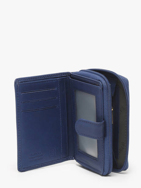 Portefeuille Leder Katana Blauw marina 753052 ander zicht 1