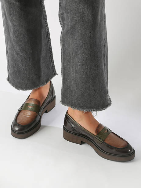 Mocassins Idaly Uit Leder Dorking Bruin theme D9380 ander zicht 1
