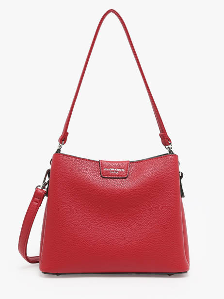 Cross Body Tas Grained Miniprix Rood grained 20BE0901
