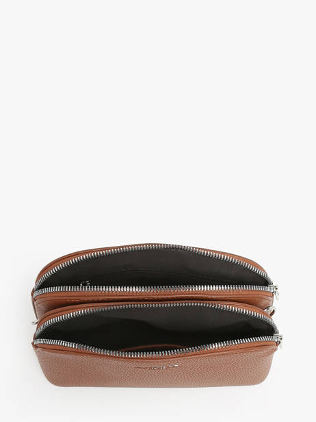 Cross Body Tas Grained Miniprix Bruin grained F8503 ander zicht 3