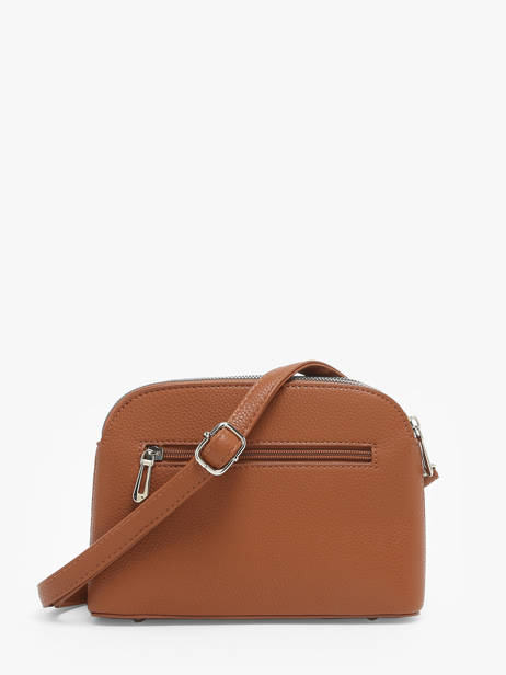 Cross Body Tas Grained Miniprix Bruin grained F8503 ander zicht 4