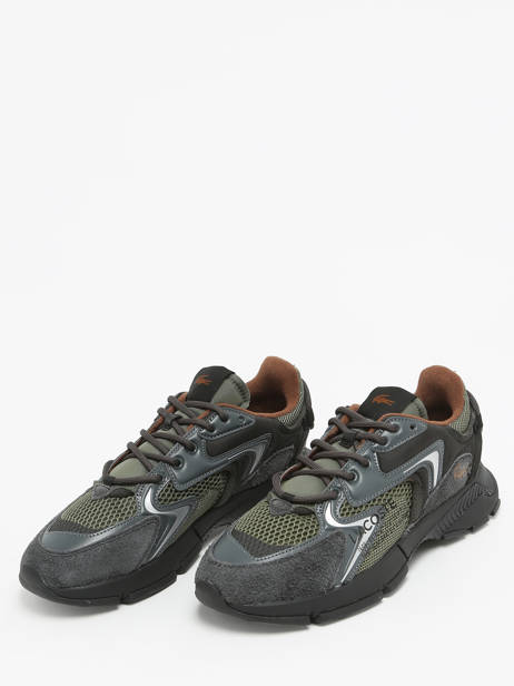 Sneakers L003 Neo Uit Leder Lacoste Groen men 8SMA0055 ander zicht 1