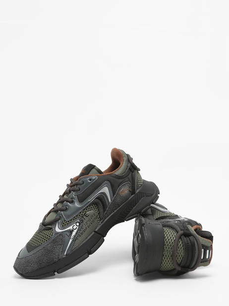 Sneakers L003 Neo Uit Leder Lacoste Groen men 8SMA0055 ander zicht 2