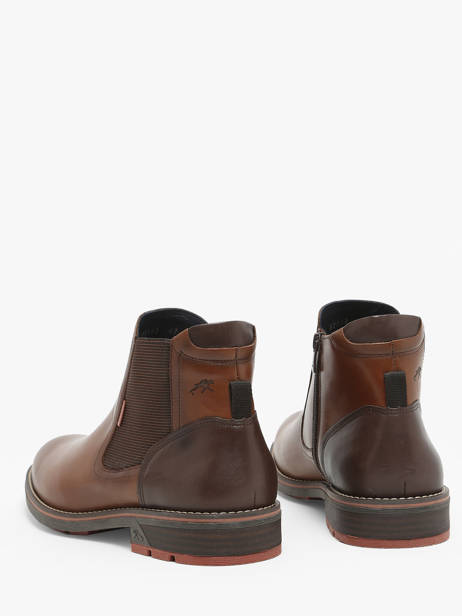 Chelsea Boots Terry Uit Leder Fluchos Bruin men F1343 ander zicht 2