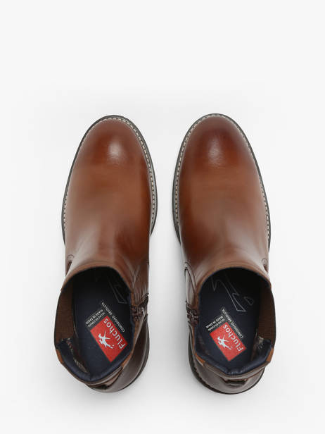 Chelsea Boots Terry Uit Leder Fluchos Bruin men F1343 ander zicht 3