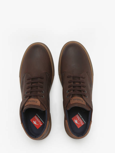 Sneakers Niko Uit Leder Fluchos Bruin men F1549 ander zicht 3