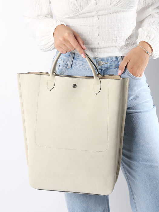 Longchamp Cabas longchamp velours Handtas Beige