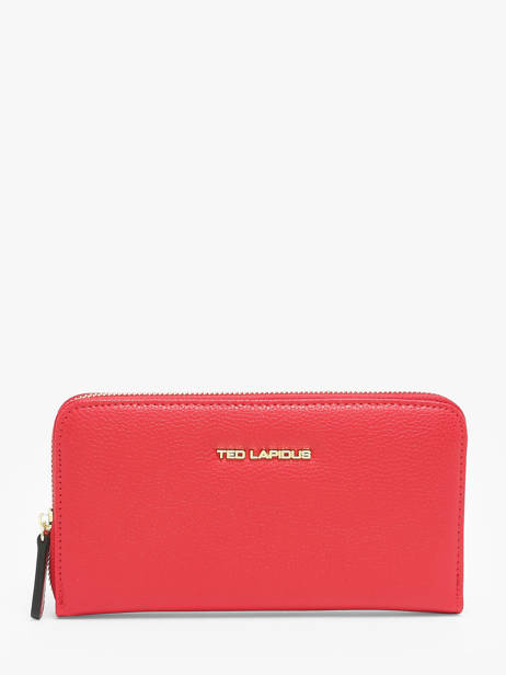 Portefeuille Ted lapidus Rood jara TLMQ1501