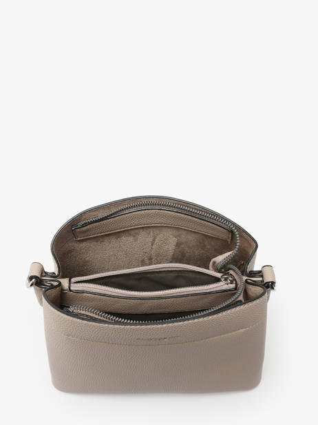 Schoudertas /cross Body Grained Miniprix Beige grained F8515 ander zicht 2