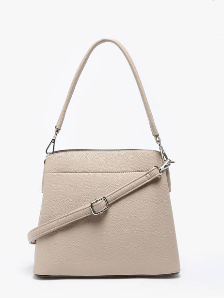 Schoudertas /cross Body Grained Miniprix Beige grained F8515 ander zicht 3
