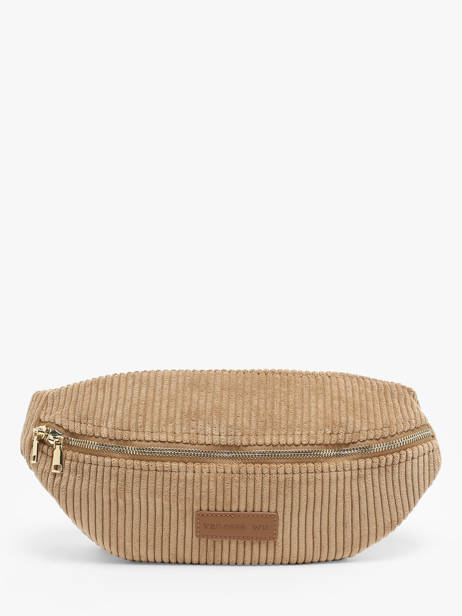 Heuptasje Vanessa wu Beige velours MA0112