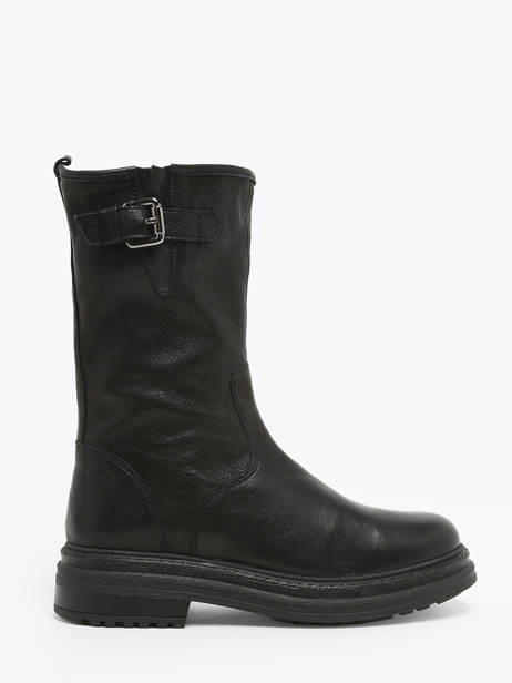Enkellaarsjes Aiko Uit Leder Aliwell Zwart women AIKO