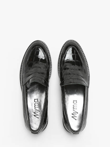 Mocassins Uit Leder Myma Zwart women 7800 ander zicht 4