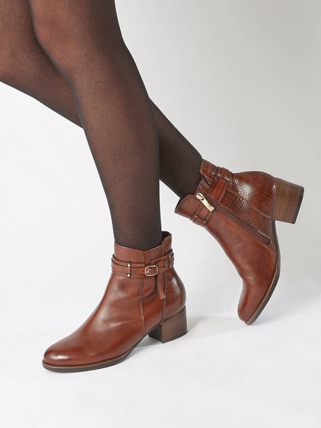 Enkellaarsjes Uit Leder Tamaris Bruin women 43 ander zicht 1