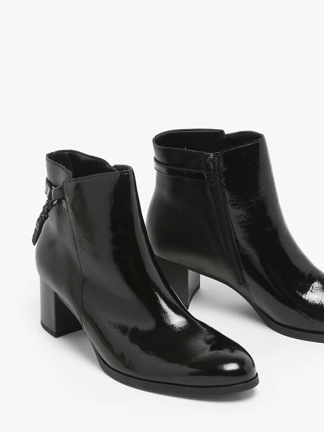 Boots Met Hak Uit Leder Gabor Zwart women 97 ander zicht 2