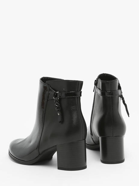 Boots Met Hak Uit Leder Gabor Zwart women 97 ander zicht 3