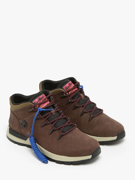 Sneakers Sprint Trekker Uit Leder Timberland Bruin men 6DQDW071 ander zicht 1
