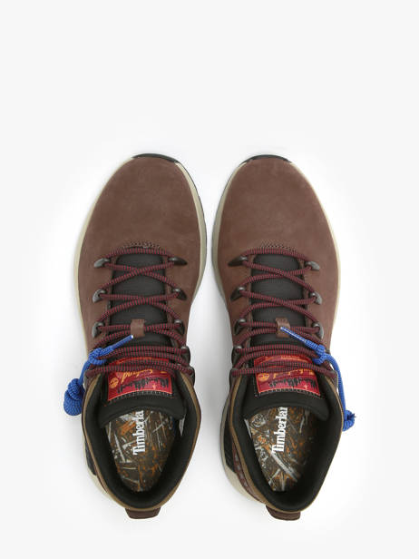 Sneakers Sprint Trekker Uit Leder Timberland Bruin men 6DQDW071 ander zicht 3