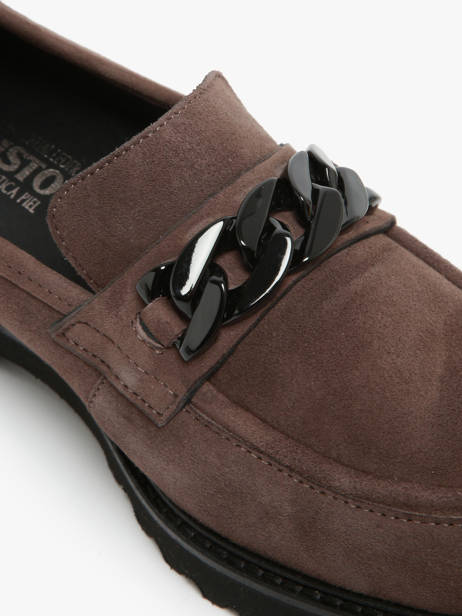 Mocassins Salka Uit Leder Mephisto Bruin women P5145805 ander zicht 3