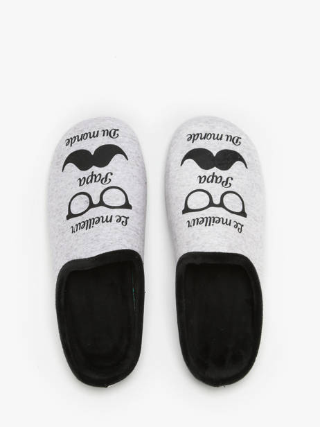 Pantoffels La maison de l'espadrille Grijs men 7