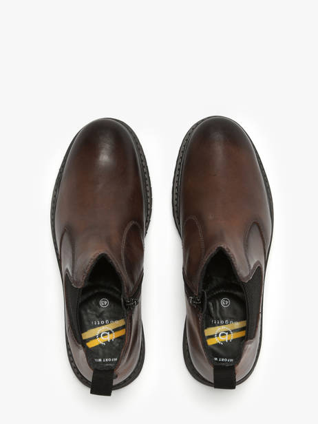 Chelsea Boots Barton Comfort Uit Leder Bugatti Bruin men 331AON32 ander zicht 3
