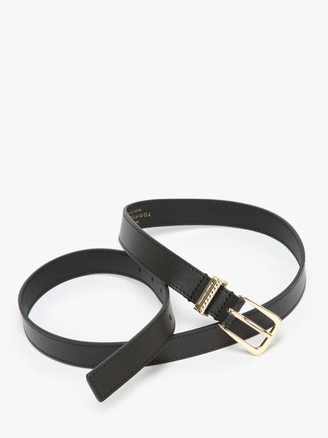 Riem Tommy hilfiger Zwart th luxe AW16602 ander zicht 3