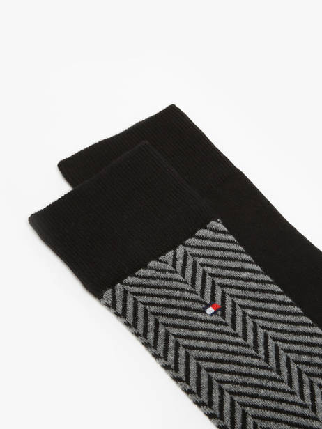 Sokken Tommy hilfiger Zwart socks 71229838 ander zicht 1