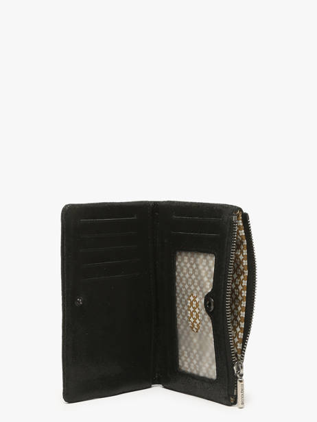 Portefeuille Leder Mila louise Zwart vintage 3760XC ander zicht 1