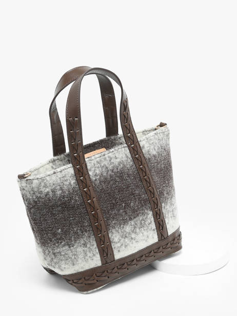 Kleine Handtas Le Cabas Wol Vanessa bruno Grijs cabas 43140435 ander zicht 2