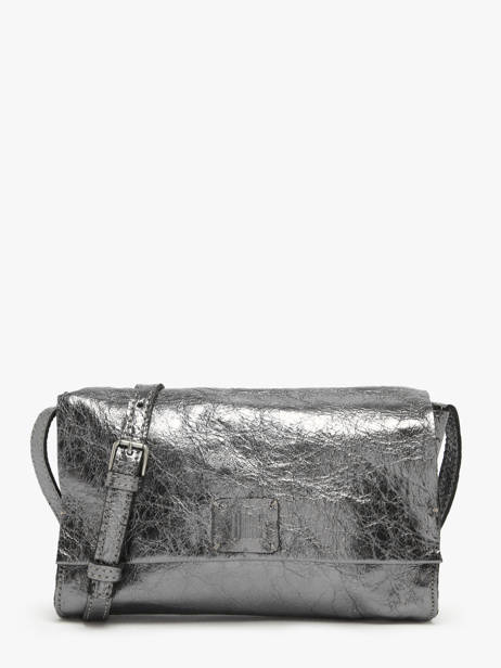 Cross Body Tas Leather Leder Biba Zilver leather CMO3L