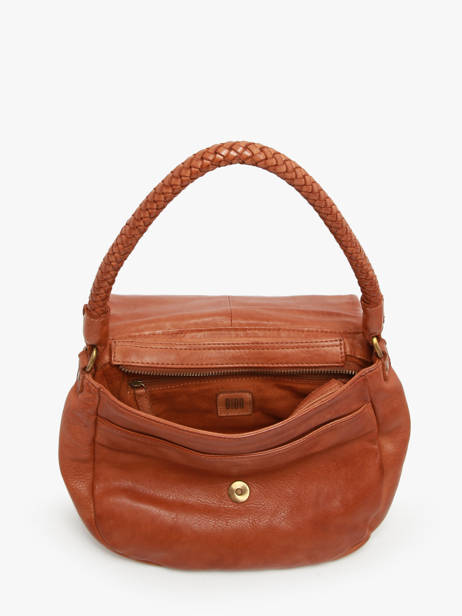 Schoudertas Heritage Leder Biba Bruin heritage VAR1L ander zicht 2