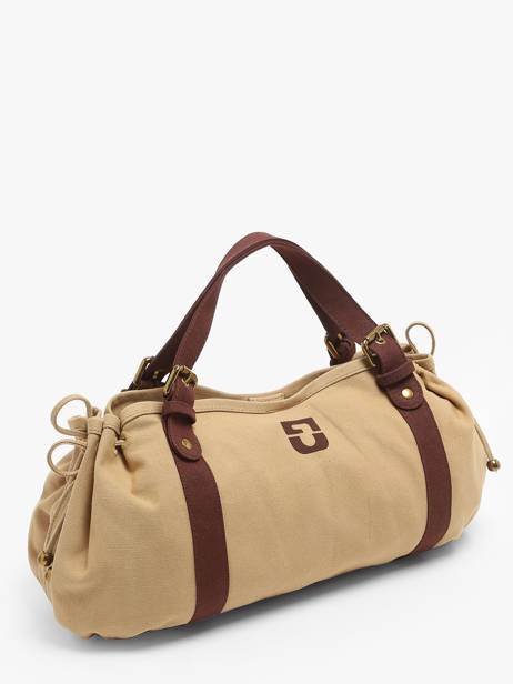 Schoudertas 24h Canvas Gerard darel Beige canvas Z450 ander zicht 2