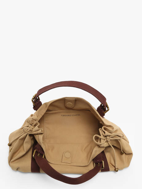 Schoudertas 24h Canvas Gerard darel Beige canvas Z450 ander zicht 3