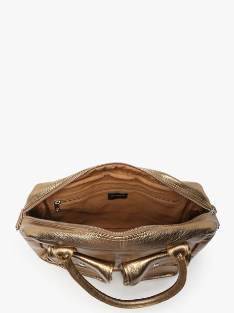 Handtas Le Dandy A4 Leder Paul marius Goud vintage F9774-1 ander zicht 3