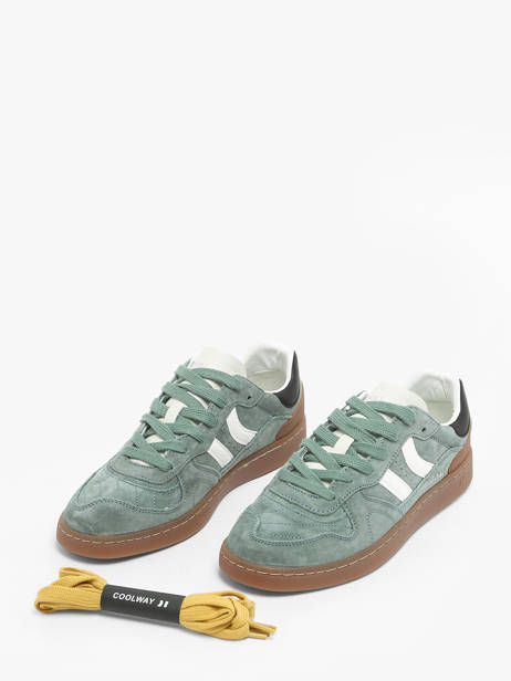 Sneakers Goal Uit Leder Coolway Groen men 8623396 ander zicht 1
