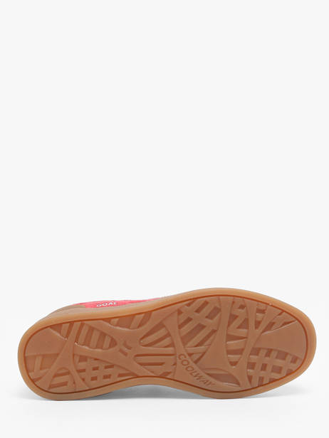 Sneakers Goal Uit Leder Coolway Rood women 7694931 ander zicht 4