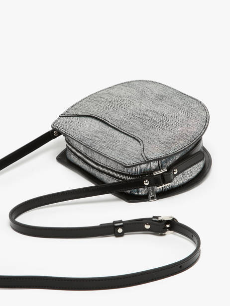 Bucket Bag Suave Lune Leder Lancaster Zilver suave lune 32 ander zicht 2