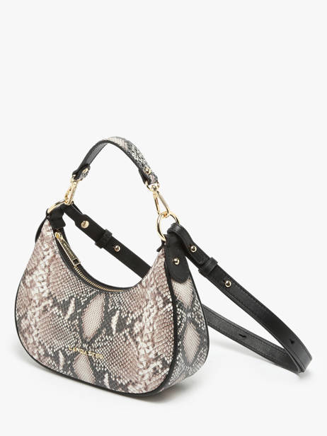 Cross Body Tas Exo Aria Leder Lancaster Bruin exo aria 109 ander zicht 2