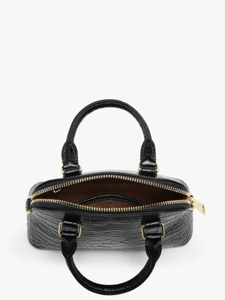 Cross Body Tas Exo Leder Lancaster Zwart exo 104 ander zicht 2