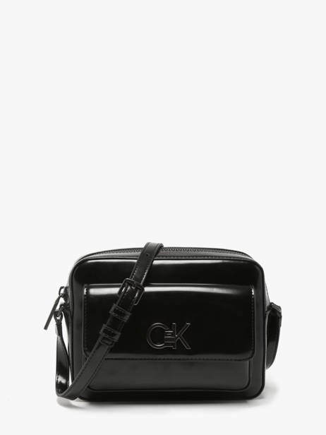 Cross Body Tas Re-lock Calvin klein jeans Zwart re-lock K612544