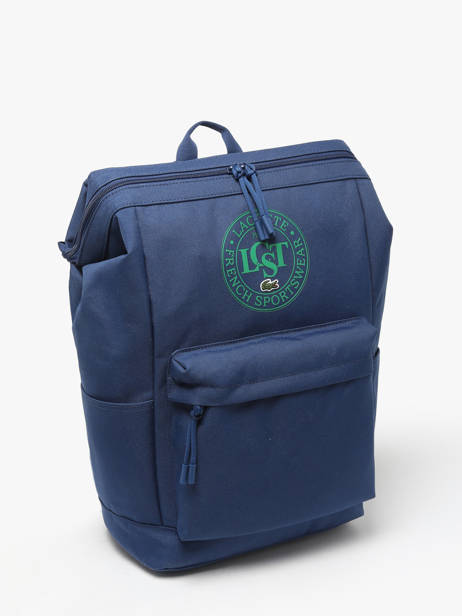 Business Rugzak Lacoste Blauw neo croc NU4688NZ ander zicht 2