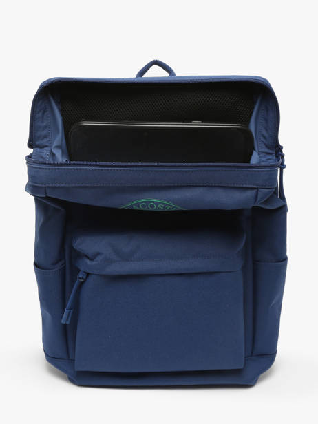 Business Rugzak Lacoste Blauw neo croc NU4688NZ ander zicht 3