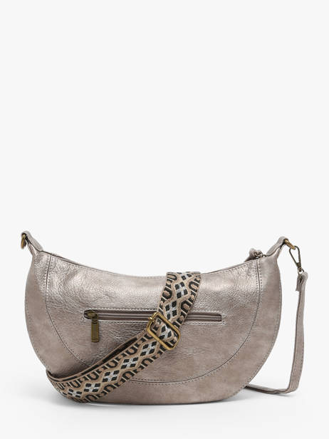 Cross Body Tas Sangle Miniprix Zilver sangle B ander zicht 3
