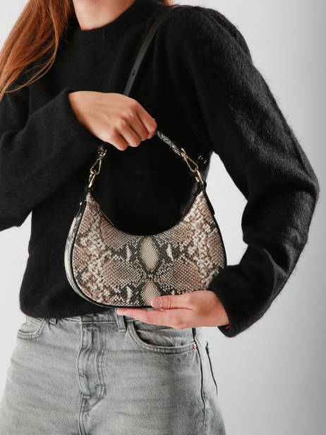 Cross Body Tas Exo Aria Leder Lancaster Bruin exo aria 109 ander zicht 1