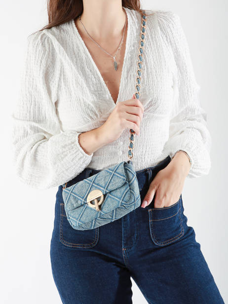 Cross Body Tas S Moon Denim Vanessa bruno Blauw moon 14V40326 ander zicht 1