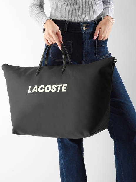 Reistas L.12.12 Concept Lacoste Zwart l.12.12 concept NF4750SJ ander zicht 1