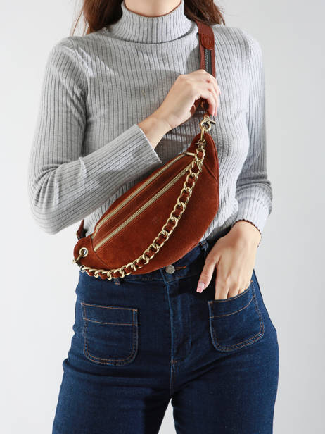 Heuptasje Mila louise Bruin vintage 23689V ander zicht 1