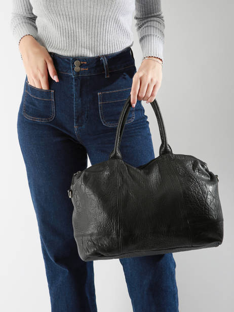 Handtassen Leather Leder Biba Zwart leather FRA1L ander zicht 1